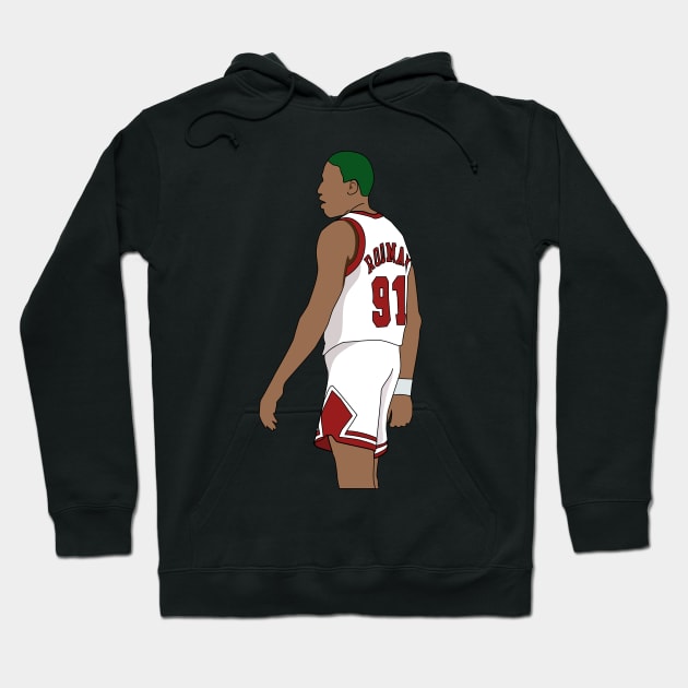 Dennis Rodman Hoodie by souvenirmala